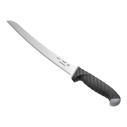 Schraf 10" Serrated Curved Bread Knife w/ TPRgrip Handle – item 220KVBDCRV10