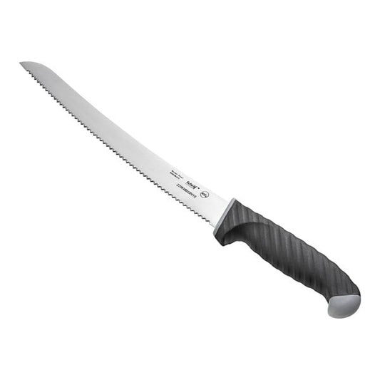 Schraf 10" Serrated Curved Bread Knife w/ TPRgrip Handle – item 220KVBDCRV10