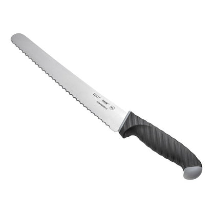Schraf 10" Serrated Wide Bread Knife w/ TPRgrip Handle – item 220KVBDSWD10