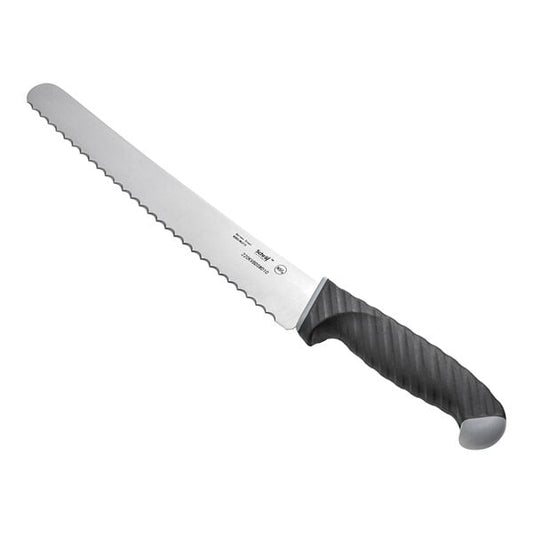 Schraf 10" Serrated Wide Bread Knife w/ TPRgrip Handle – item 220KVBDSWD10