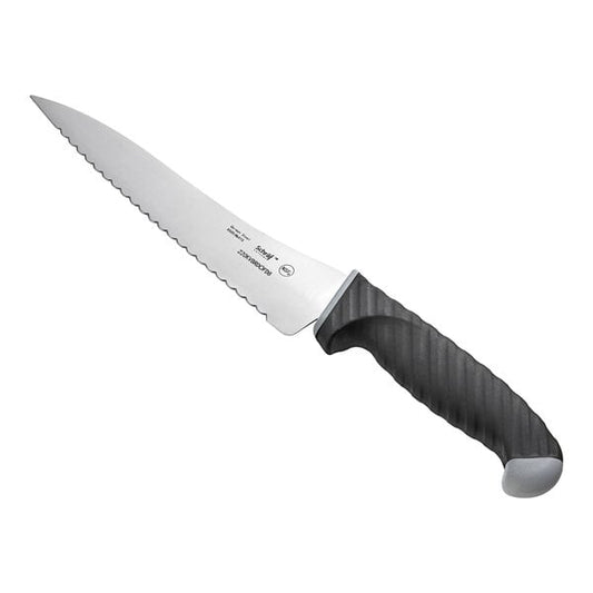 Schraf 8" Serrated Offset Deli Bread Knife w/ TPRgrip Handle – item 220KVBRDOFD8