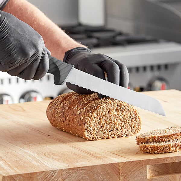 Schraf 8" Serrated Bread Knife w/ TPRgrip Handle – item 220KVBRDSSR8 image 2