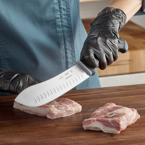 Schraf 8" Granton Edge Butcher Knife w/ TPRgrip Handle – item 220KVBTCRGE8 image 2