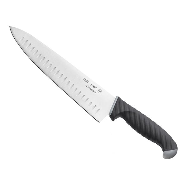 Schraf 10" Granton Edge Chef Knife w/ TPRgrip Handle – item 220KVCHFGE10