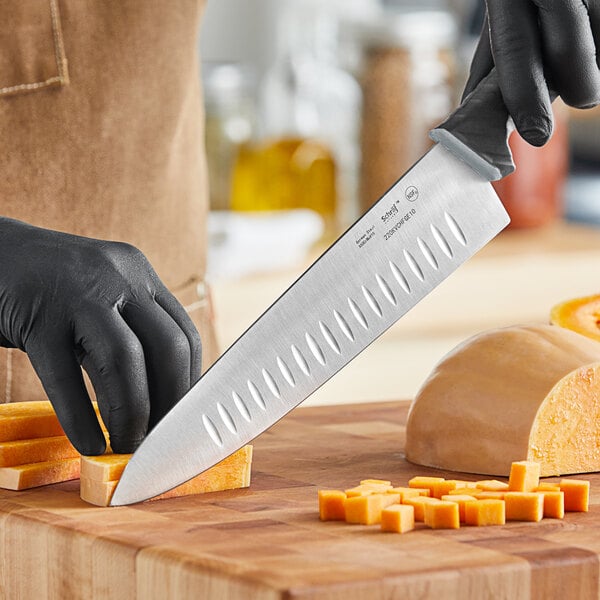 Schraf 10" Granton Edge Chef Knife w/ TPRgrip Handle – item 220KVCHFGE10 image 2