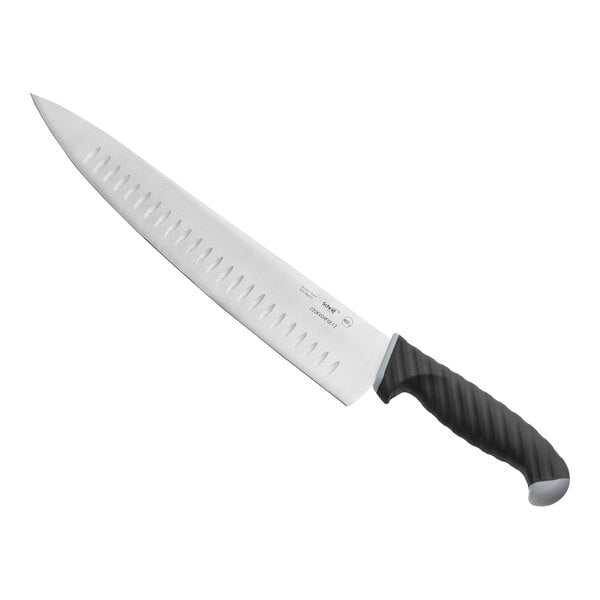 Schraf 12" Granton Edge Chef Knife w/ TPRgrip Handle – item 220KVCHFGE12