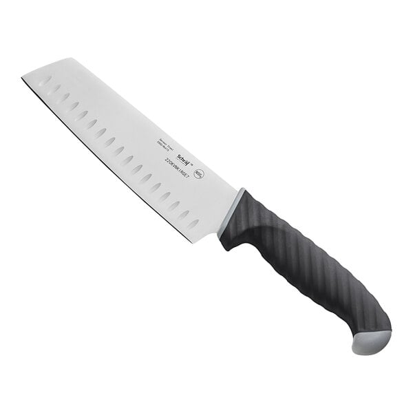 Schraf 7" Granton Edge Nakiri Knife w/ TPRgrip Handle – item 220KVNKIRGE7