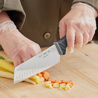Schraf 7" Granton Edge Nakiri Knife w/ TPRgrip Handle – item 220KVNKIRGE7 image 2