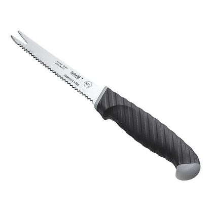 Schraf 4 1/4" Serrated Two-Tine Knife w/ TPRgrip Handle – item 220KVUTLYTM5