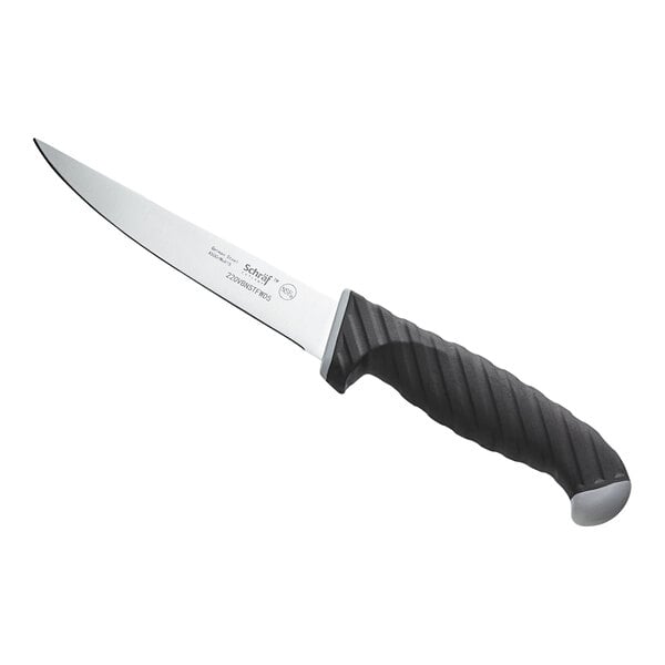 Schraf 5" Wide Stiff Boning Knife w/ TPRgrip Handle – item 220VBNSTFWD5