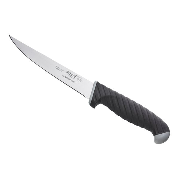 Schraf 6" Wide Stiff Boning Knife w/ TPRgrip Handle – item 220VBNSTFWD6