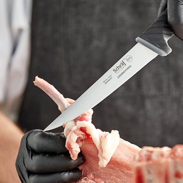 Schraf 6" Wide Stiff Boning Knife w/ TPRgrip Handle – item 220VBNSTFWD6 image 2