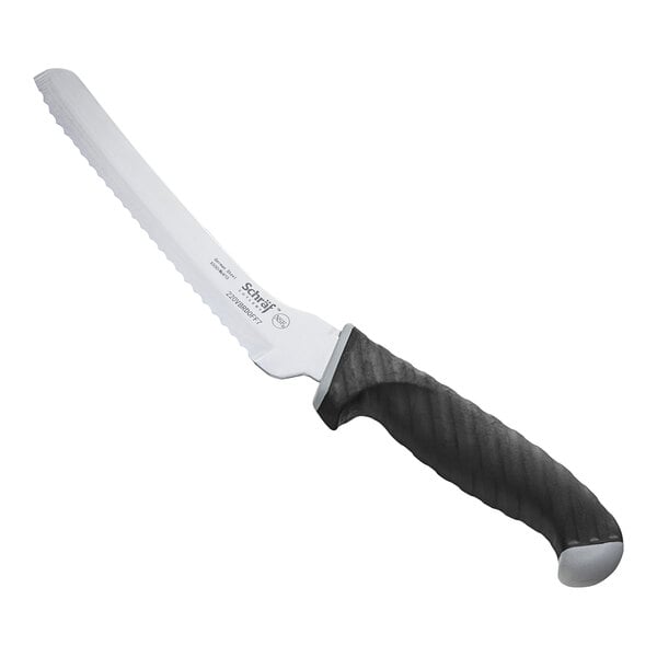 Schraf 7" Serrated Offset Bread Knife w/ TPRgrip Handle – item 220VBRDOFF7