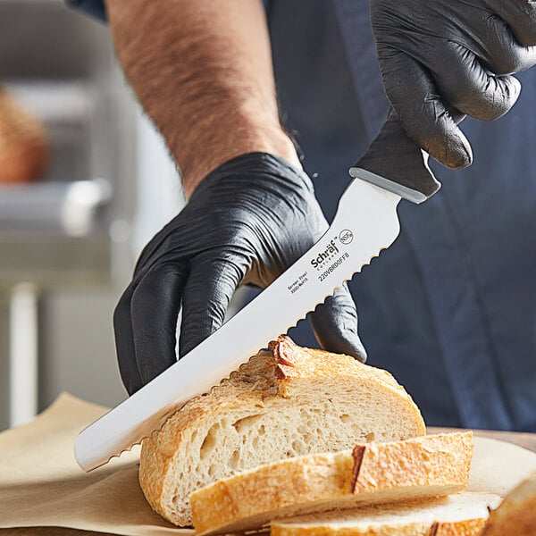 Schraf 8" Serrated Offset Bread Knife w/ TPRgrip Handle – item 220VBRDOFF8 image 2