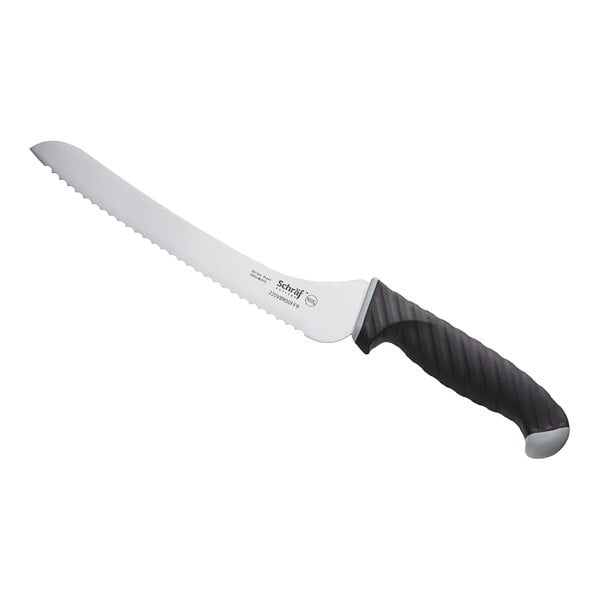 Schraf 9" Serrated Offset Bread Knife w/ TPRgrip Handle – item 220VBRDOFF9