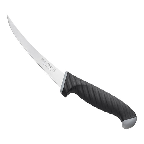 Schraf 6" Curved Flexible Boning Knife w/ TPRgrip Handle – item 220VBNCVDFX6