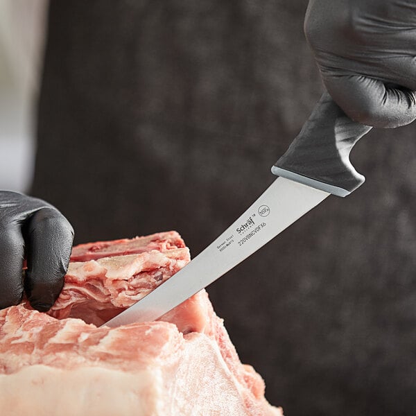 Schraf 6" Curved Flexible Boning Knife w/ TPRgrip Handle – item 220VBNCVDFX6 image 2