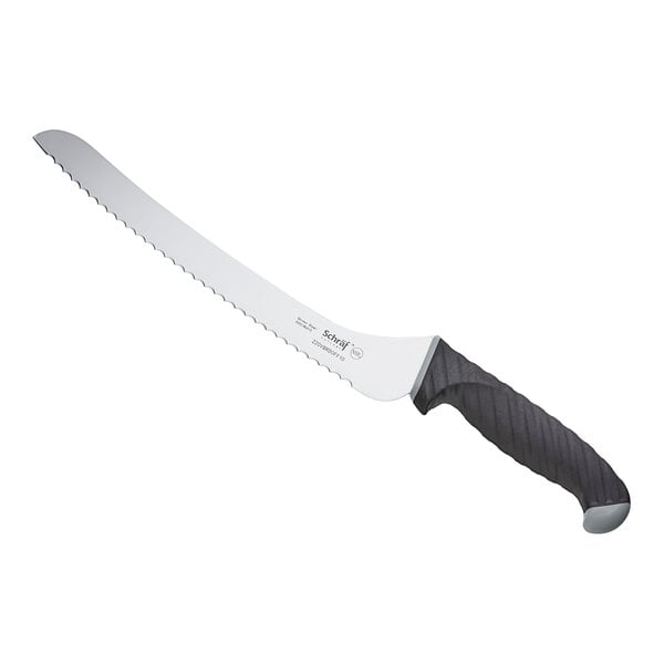 Schraf 10" Serrated Offset Bread Knife w/ TPRgrip Handle – item 220VBRDOFF10