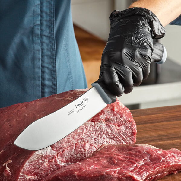 Schraf 7" Butcher Knife w/ TPRgrip Handle – item 220VBTCHRSM7 image 2