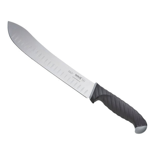 Schraf 10" Granton Edge Butcher Knife w/ TPRgrip Handle – item 220VBTHRGE10