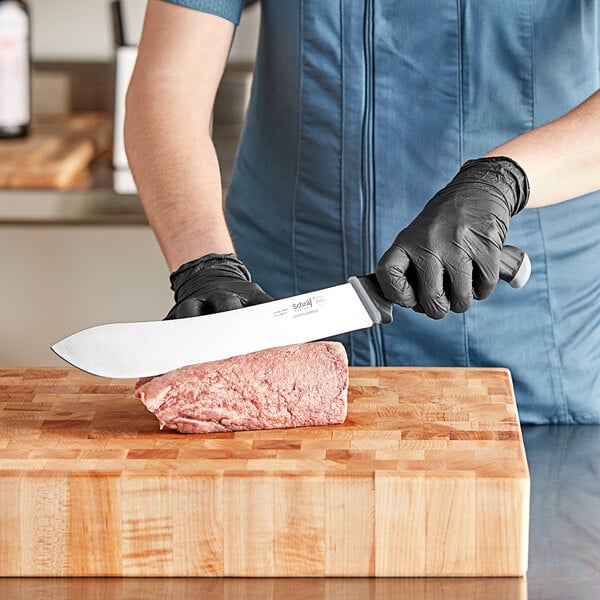 Schraf 10" Butcher Knife w/ TPRgrip Handle – item 220VBTHRSM10 image 2