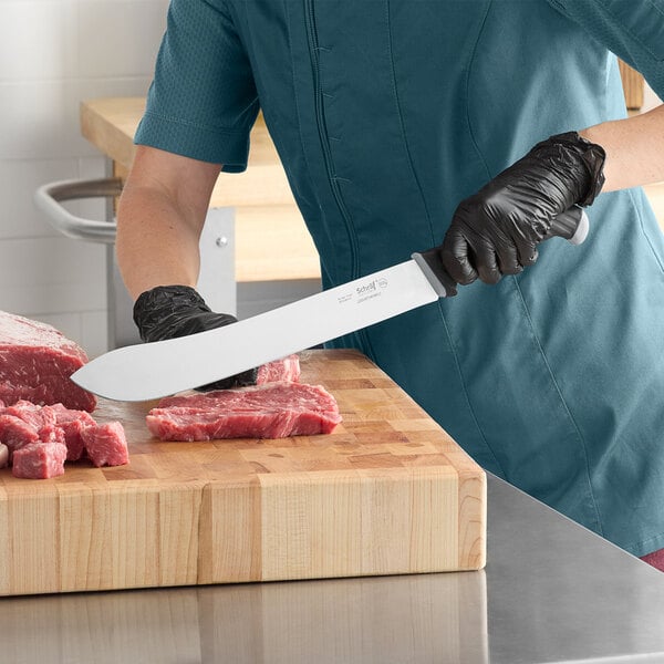 Schraf 12" Butcher Knife w/ TPRgrip Handle – item 220VBTHRSM12 image 2