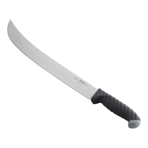 Schraf 14" Granton Edge Cimeter Knife w/ TPRgrip Handle – item 220VCIMGE14
