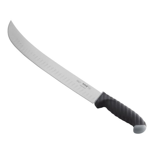 Schraf 14" Granton Edge Cimeter Knife w/ TPRgrip Handle – item 220VCIMGE14