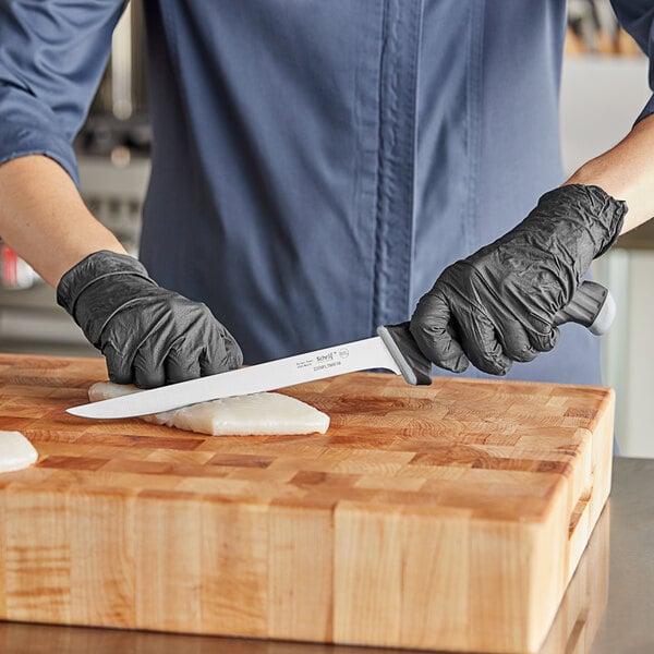 Schraf 8" Narrow Flexible Fillet Knife w/ TPRgrip Handle – item 220VFLTNRFX8 image 2