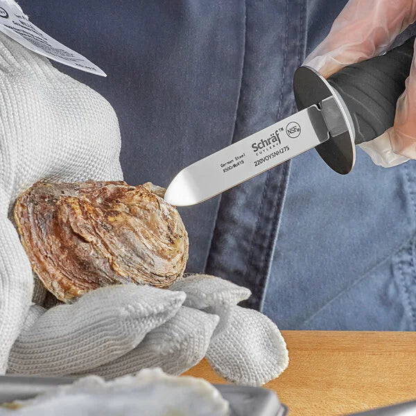Schraf 2 3/4" New Oyster Knife w/ Guard & TPRgrip Handle – item 220VOYSNH275 image 2