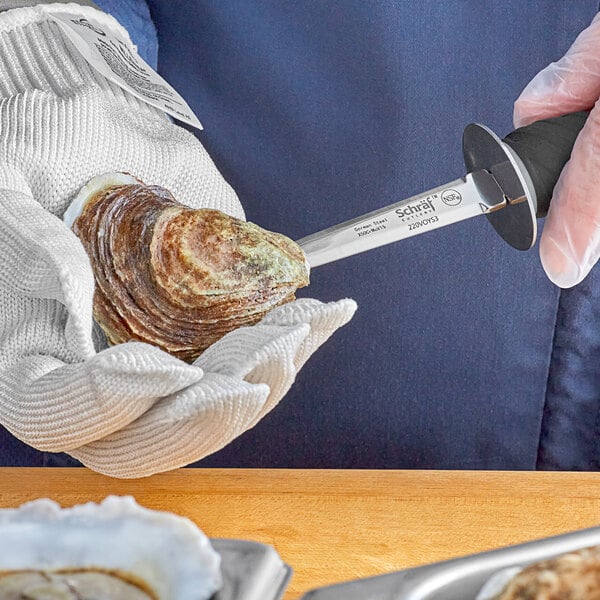 Schraf 3" Oyster Knife w/ Guard & Hourglass TPRgrip Handle – item 220VOYS3 image 2
