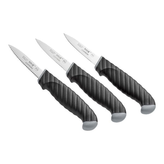 Schraf 3" Paring Knife Set w/ 1 Serrated & 2 Smooth Edge – item 220VPAR3VR3P