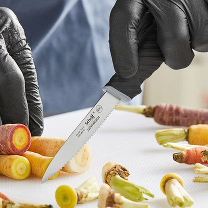 Schraf 4" Serrated Paring Knife w/ TPRgrip Handle – item 220VPARSRD4 image 2