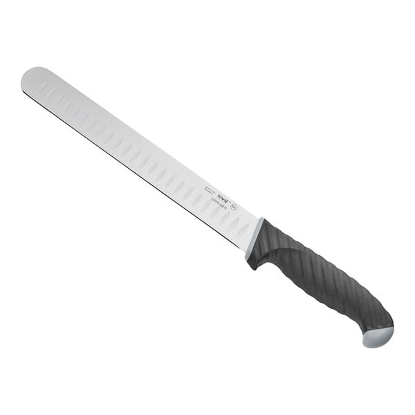 Schraf 10" Granton Edge Slicing Knife w/ TPRgrip Handle – item 220VSLCGE10