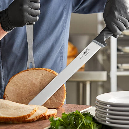 Schraf 12" Smooth Edge Slicing Knife w/ TPRgrip Handle – item 220VSLCSM12 image 2
