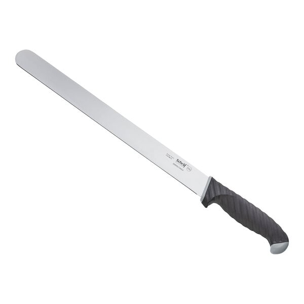 Schraf 14" Smooth Edge Slicing Knife w/ TPRgrip Handle – item 220VSLCSM14