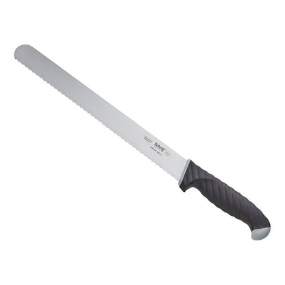Schraf 12" Serrated Slicing Knife w/ TPRgrip Handle – item 220VSLCSRD12