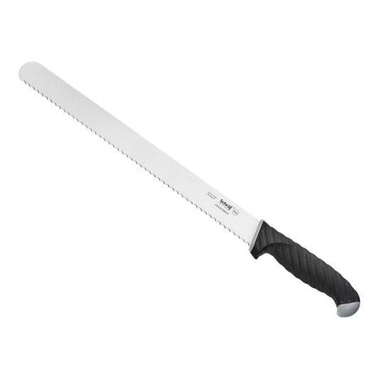 Schraf 14" Serrated Slicing Knife w/ TPRgrip Handle – item 220VSLCSRD14