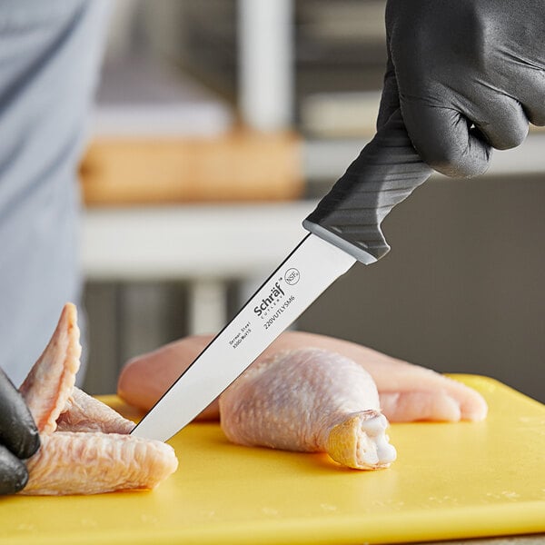Schraf 6" Utility Knife w/ Gray TPRgrip Handle – item 220VUTLYSM6 image 2