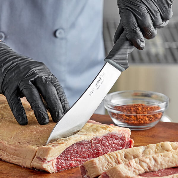 Schraf 8" Butcher Knife w/ TPRgrip Handle – item 220VBTCHRSM8 image 2