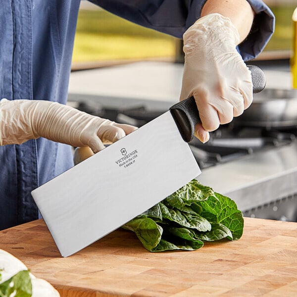 Victorinox Cleaver w/ Black Polypropylene Handle 7.6059.17 – item 3537605917 image 2