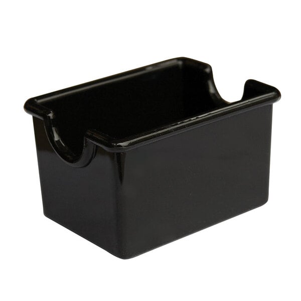 GET SC-66-BK 3 1/2" x 2 1/2" Black Sugar Caddy – item 375SC66BK