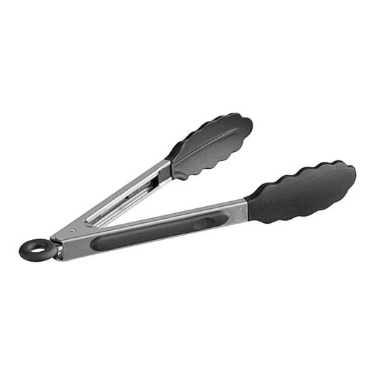 Choice 7" Locking Tongs w/ Black Non-Slip Grip Handle – item 407SCUT7