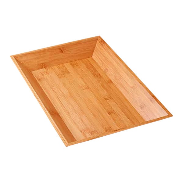 American Metalcraft 18" x 12" Bamboo Serving Tray – item 124BAM1812