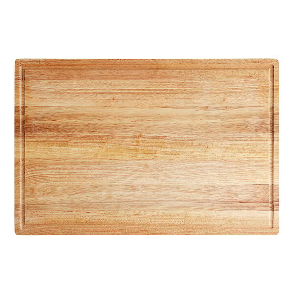 Choice 24" x 16" x 1 3/4" Cutting Board w/ Juice Groove – item 407WSCBGV2416
