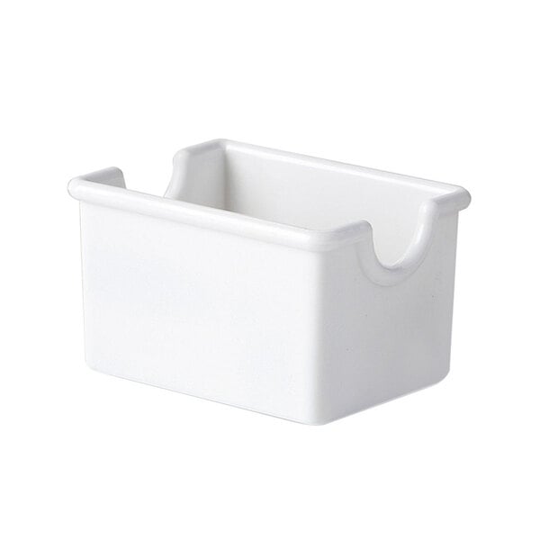 GET-SC-66-W 3 1/2" x 2 1/2" White Sugar Caddy – item 375SC66W
