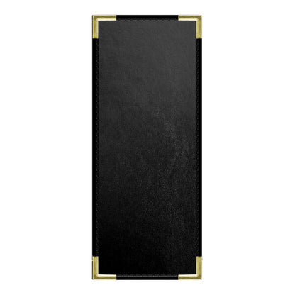 H. Risch, Inc. Oakmont 4 1/4" x 11" 1 View Menu Cover – item 759MP1V41BLA