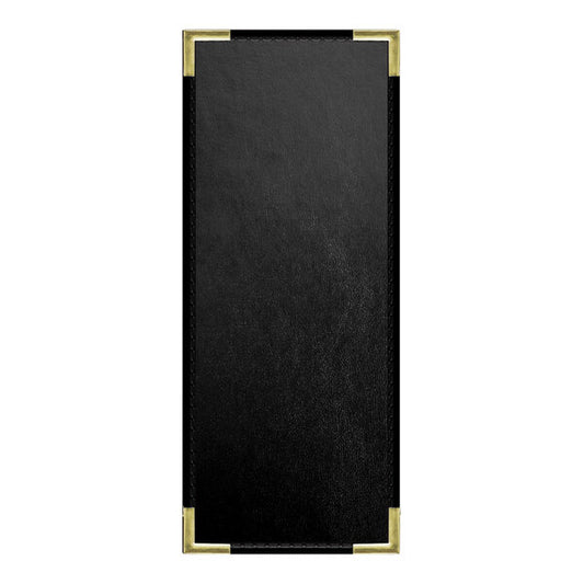H. Risch, Inc. Oakmont 4 1/4" x 11" 1 View Menu Cover – item 759MP1V41BLA