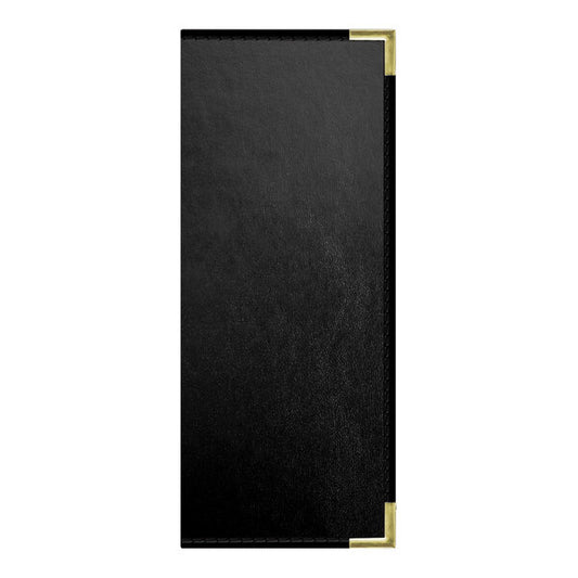 H. Risch, Inc. Oakmont 4 1/4" x 11" 10-View Menu Cover – item 759P10V41BLA