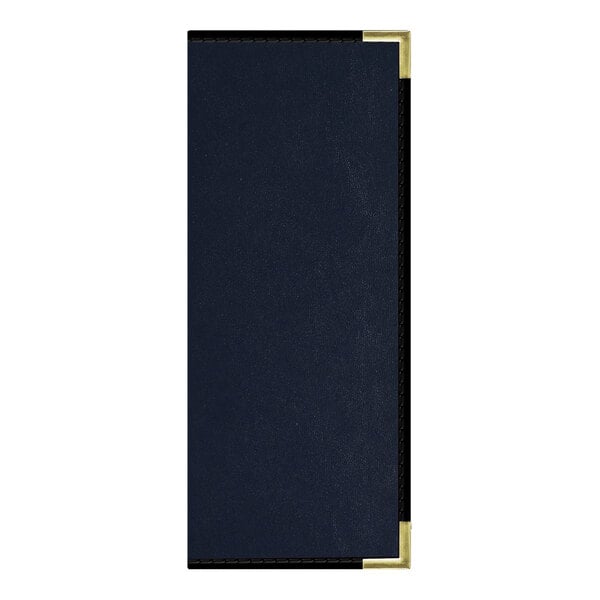 H. Risch, Inc. Oakmont 4 1/4" x 11" 3 View Menu Cover – item 759MP3V41BLU